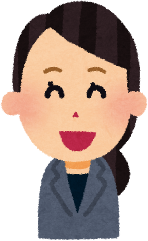 Illustration of a Smiling Businesswoman